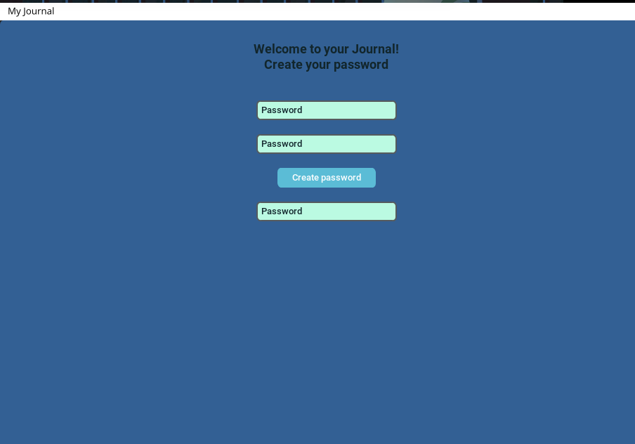 Journal screenshot 1